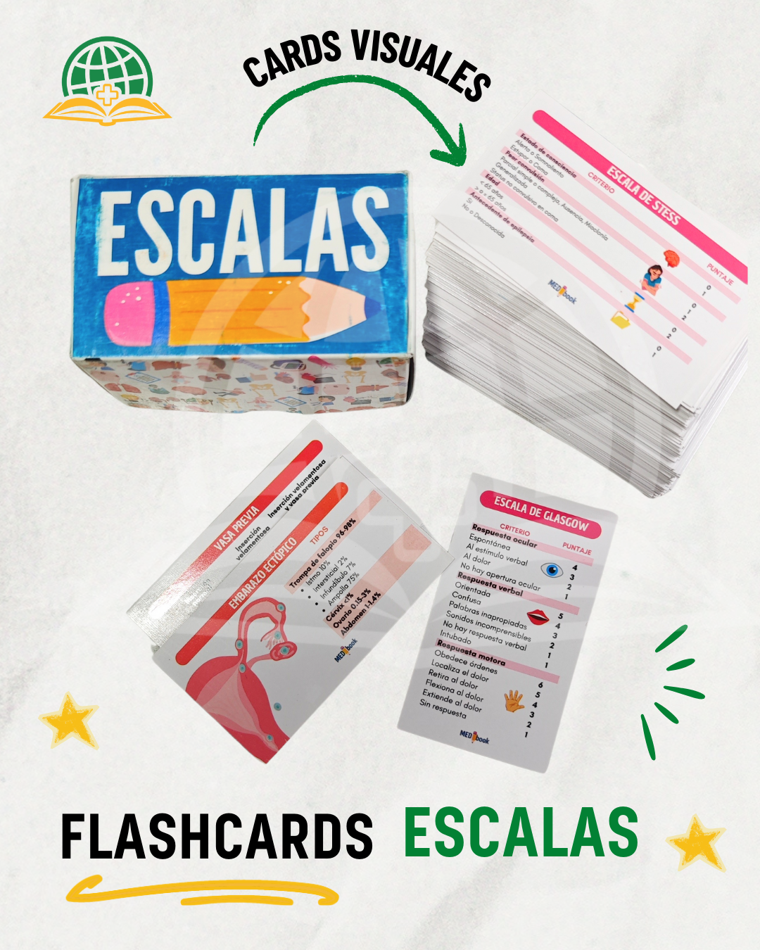 Cards Escalas
